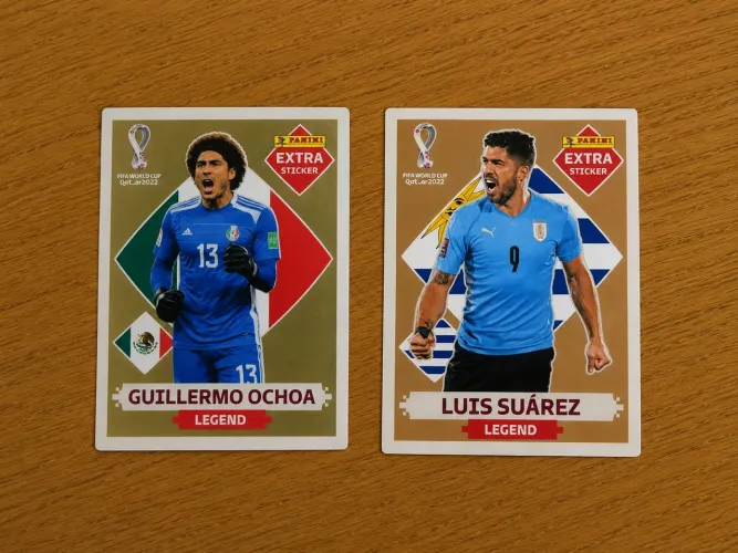 Figurinhas Legend da copa 