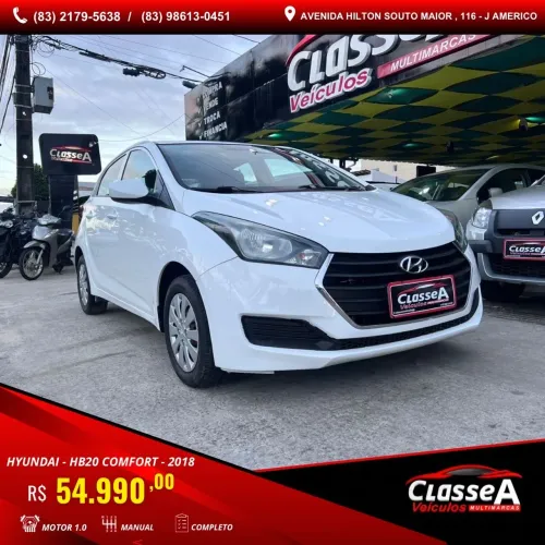 Hyundai HB20 Comf./c.plus/c.style 1.0 Flex 12V 2018