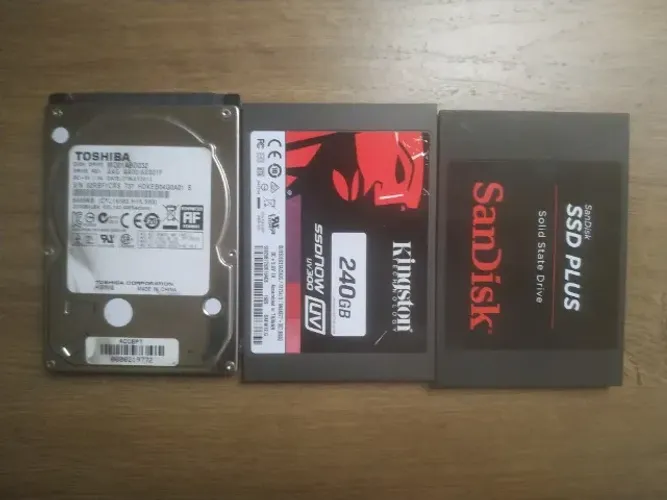 Lote SSD e HD