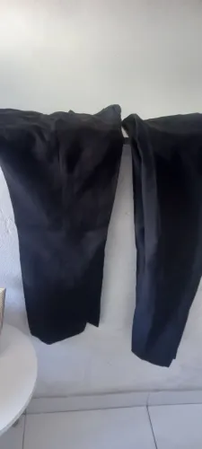 2 calças social preta masculina  número 44