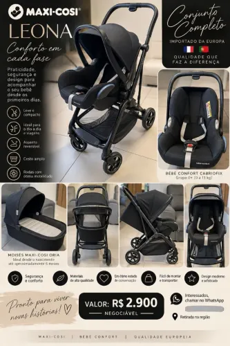 ? VENDO CONJUNTO DE CARRINHO MAXI-COSI ?