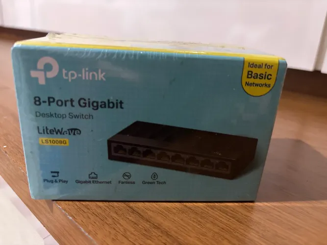 Switch TP-Link LiteWave LS1008G 8 Portas Gigabit - Novo na Caixa