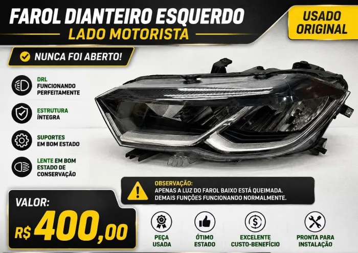 Farol POLO TSI 2023 full led