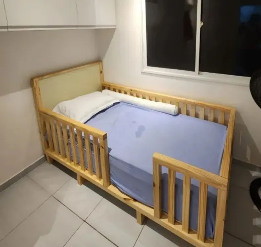 Cama montessoriana + Colchão Ortobom 