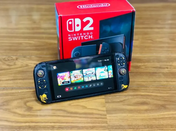Nintendo switch 2 semi novo aceito ps5 na troca