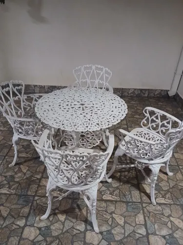 Jogo de jardim alumínio fundido 