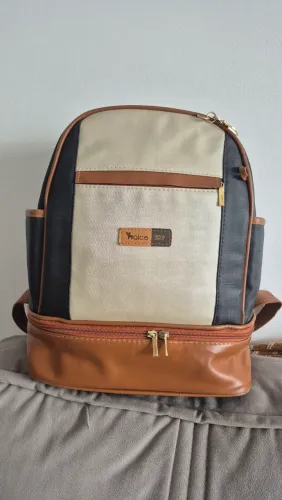 Mochila de Maternidade ALCE - linda, resistente e super conservada