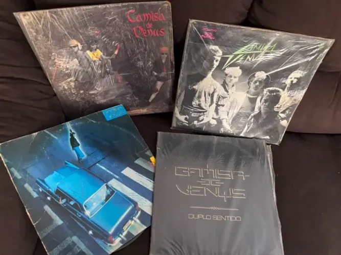 Coleção de Discos de Vinil Camisa de Vênus Rock Nacional
