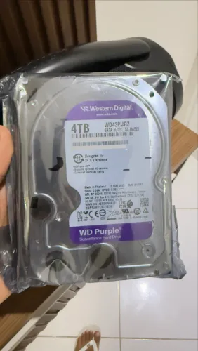 Hd WD Purple, 4TB, 3.5, 5400rpm, Sata Iii 6gb/s, Cache 256mb, Wd43purz