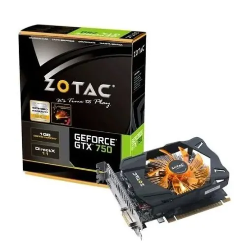 Placa de vídeo ZOTAC GTX750 1gb