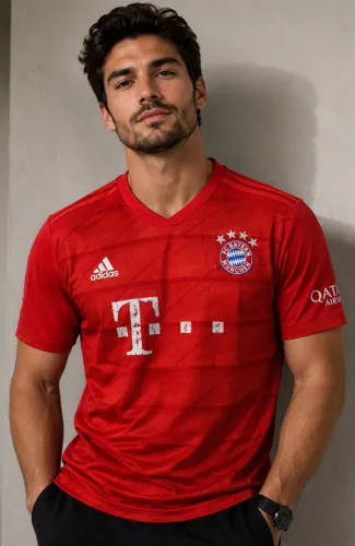 Camisa do Bayern de Munique Vermelha tamanho G, bonita, bem confortável, raridade, macia. 