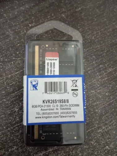 Memória ddr4 8gb notebook