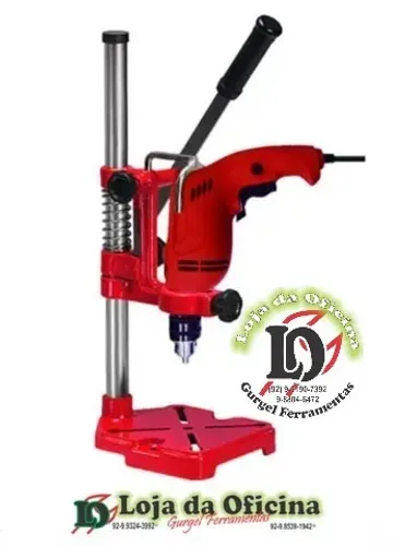 Suporte Para Furadeira Metalcava Hobby Vermelho
