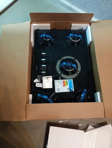 Fogão Cooktop 5 bocas novo