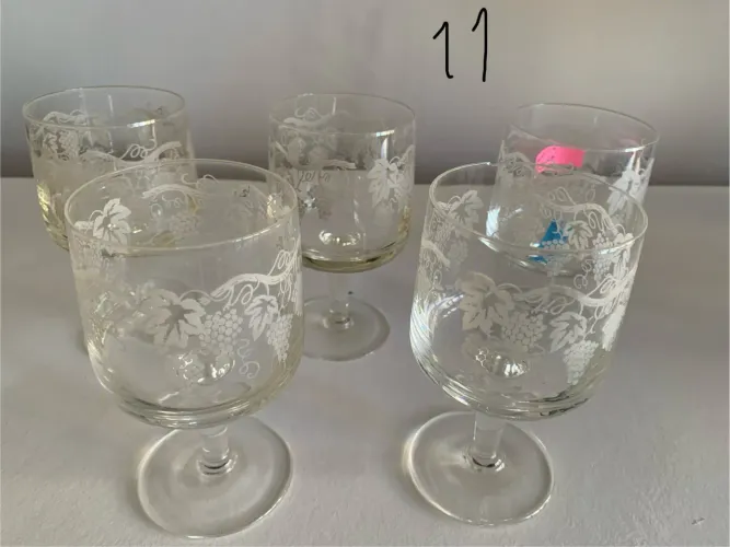 Taças de cristal reinoso para vinho