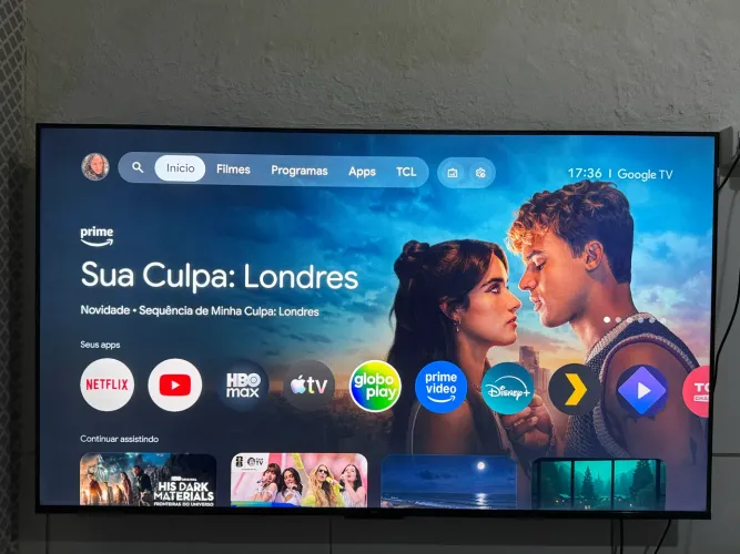 Tv TCL P7k 55 polegadas 4k na garantia 