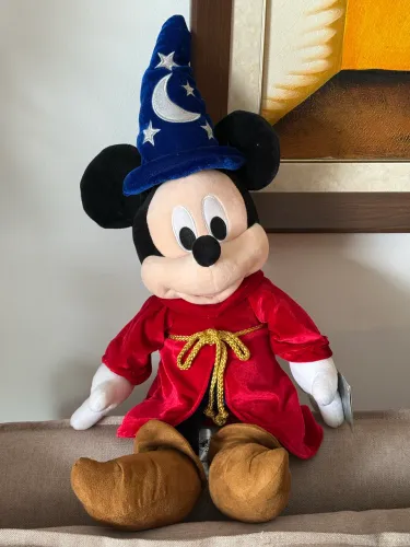 Pelúcia Mickey Feiticeiro Fantasia Original Disney Store (Com Etiqueta)
