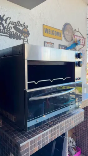 Vendo churrasqueira gourmet Fischer a gás!