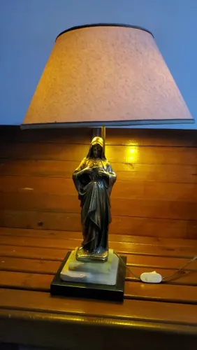 Par de abajures antigos -elegancia e sofisticação