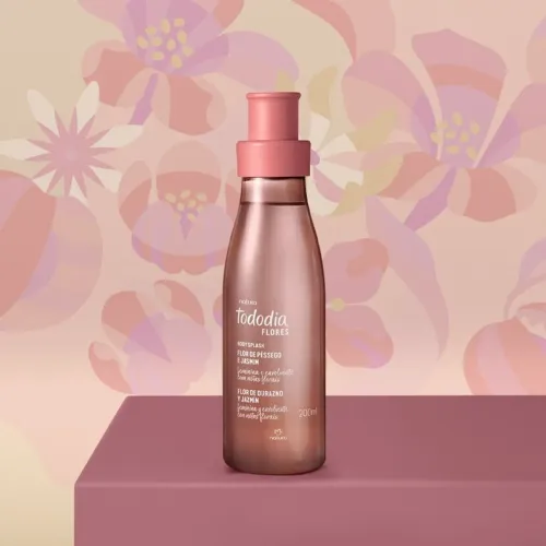 Body Splash Natura Tododia Flores - Flor de Pêssego e Jasmim 200ml