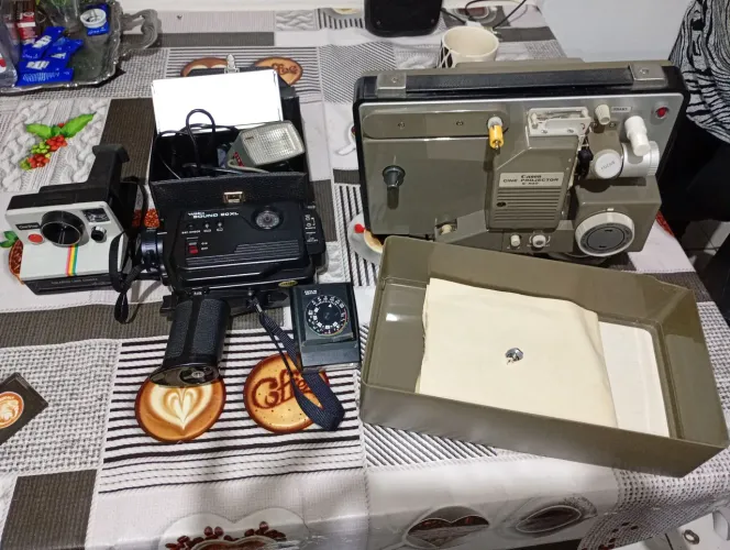 Acessórios de filmagem vintage