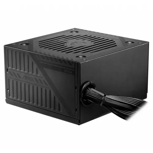 Fonte MSI MAG A600DN, 600W, 80 Plus, PFC Ativo, Com Cabo - Lacrada