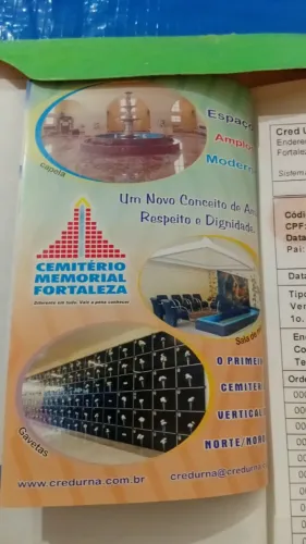 Gaveta no cemitério Memorial Fortaleza