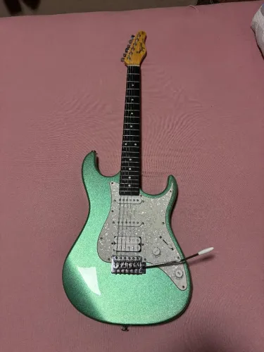 Guitarra Tagima TG-520 TW Series Verde Metálico - Ernie Ball .009