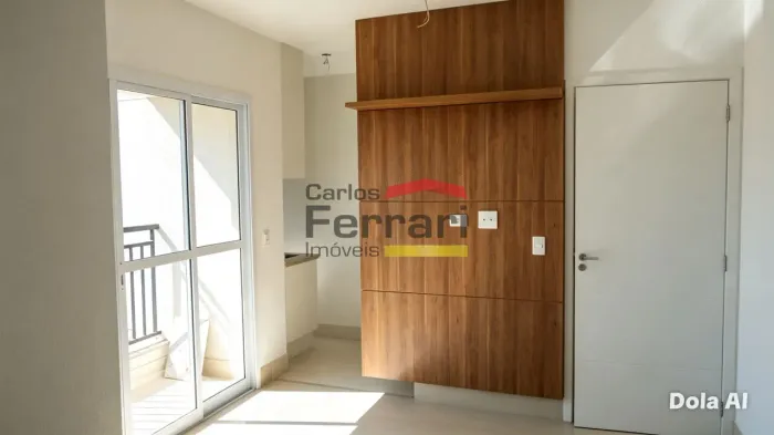 Apartamento novo, com varanda, 1 quarto, 1 vaga e 42 m² na Vila Guilherme!!!