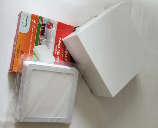 Kit 1 plafon 21x21/ 1 painel  de led 17x17