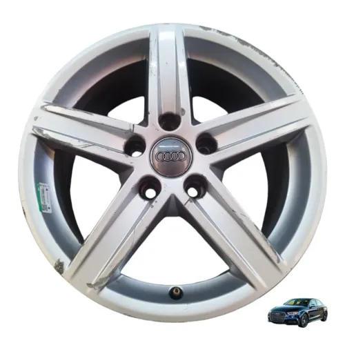 Roda Liga Leve Aro 17 Audi A3 1.4 Tfsi 2016 A 2020 Prata