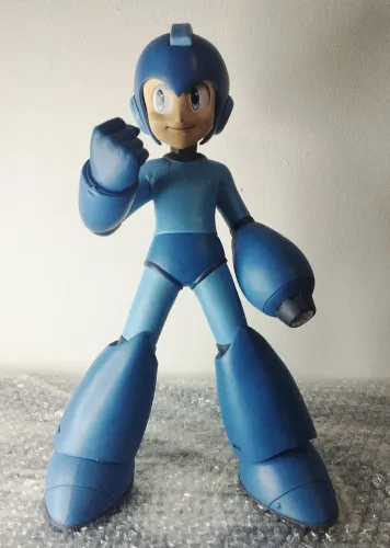 Boneco Figura Estatueta Megaman Capcom (Rockman) 25cm.