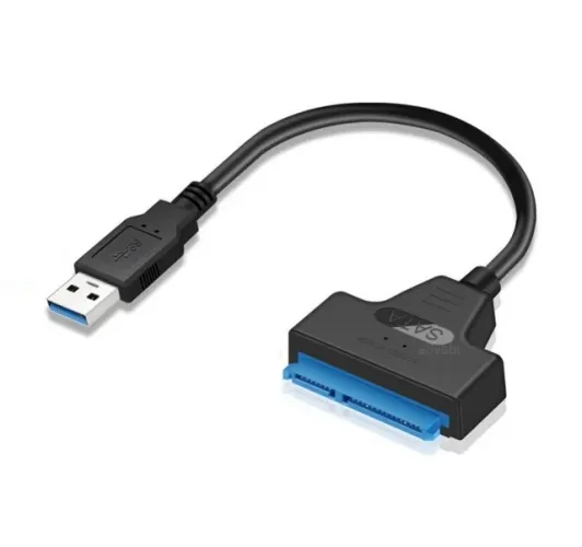 Cabo de dados usb 3.0 sata 2.5 22 pinos para hdd ssd (hard disk) notebook