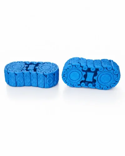 Brinquedo sensorial esteira Tanque azul
