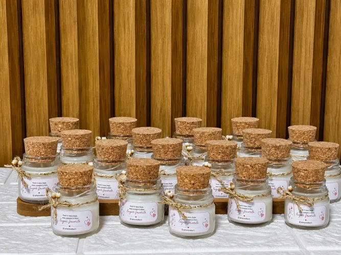 Lembrancinhas velas aromáticas 