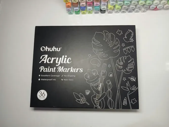 Ohuhu acrylic markers 36 cores