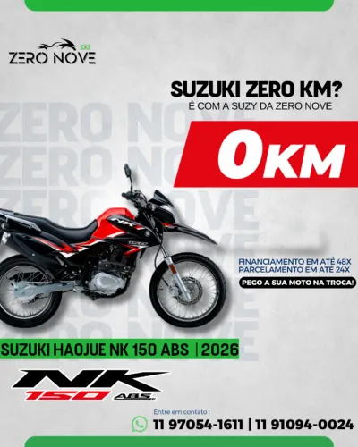 SUZUKI HAOJUE NK 150 ABS  | 0Km