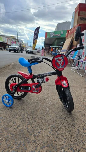 Bicicleta 12 Masculina Mecânica Preto