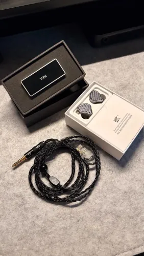 Kit audiófilo DAC/Amplificador TRN + Fone KZ PR2 Planar magnético 