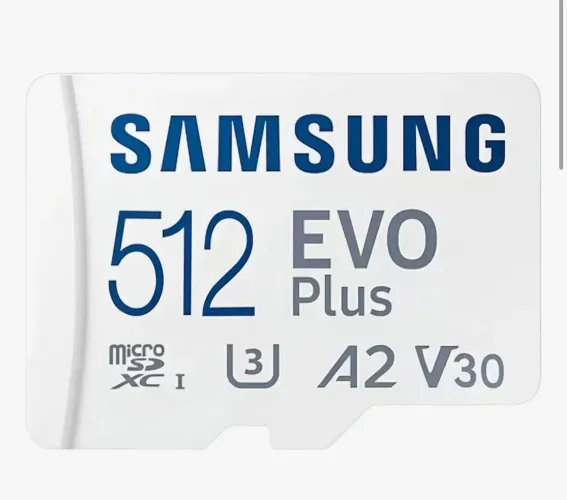 Cartão de memória 512gb Samsung evo plus