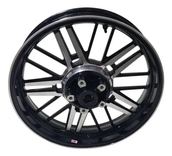Roda Dianteira Triumph Rocket 3 Original Detalhes 60463 Preto Com Prata