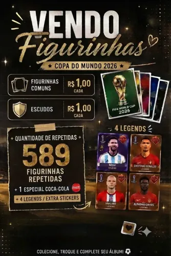 VENDO FIGURINHAS - COPA DO MUNDO FIFA 2026
