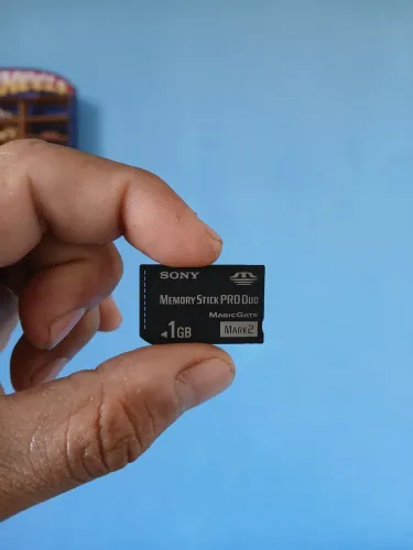 Cartão de memória memory stick pro duo 1 gb