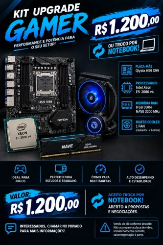 KIT XEON + MEMORIAS E FONTE
