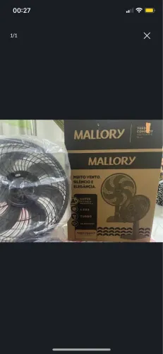 Ventilador Mallory pequeno por 80$ 