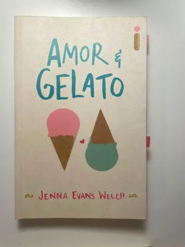 Livro Amor e Gelato