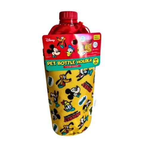 Porta Garrafa Pet 500ml Térmico MICKEY and FRIENDS Revestimento interno de alumínio DISNEY