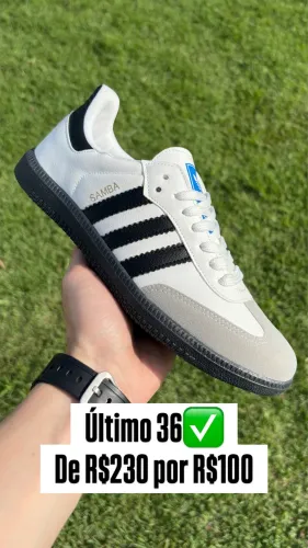Tênis Adidas Samba Branco Novo