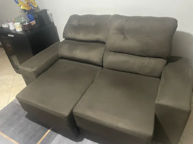 Sofá 2 lugares reclinável