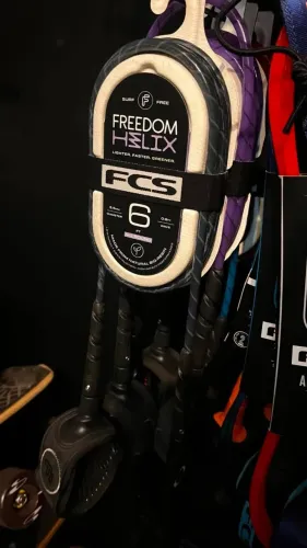 Leash Fcs Prancha Surf Freedom Helix Importado 6 x 6,5mm Novo cordinha strep